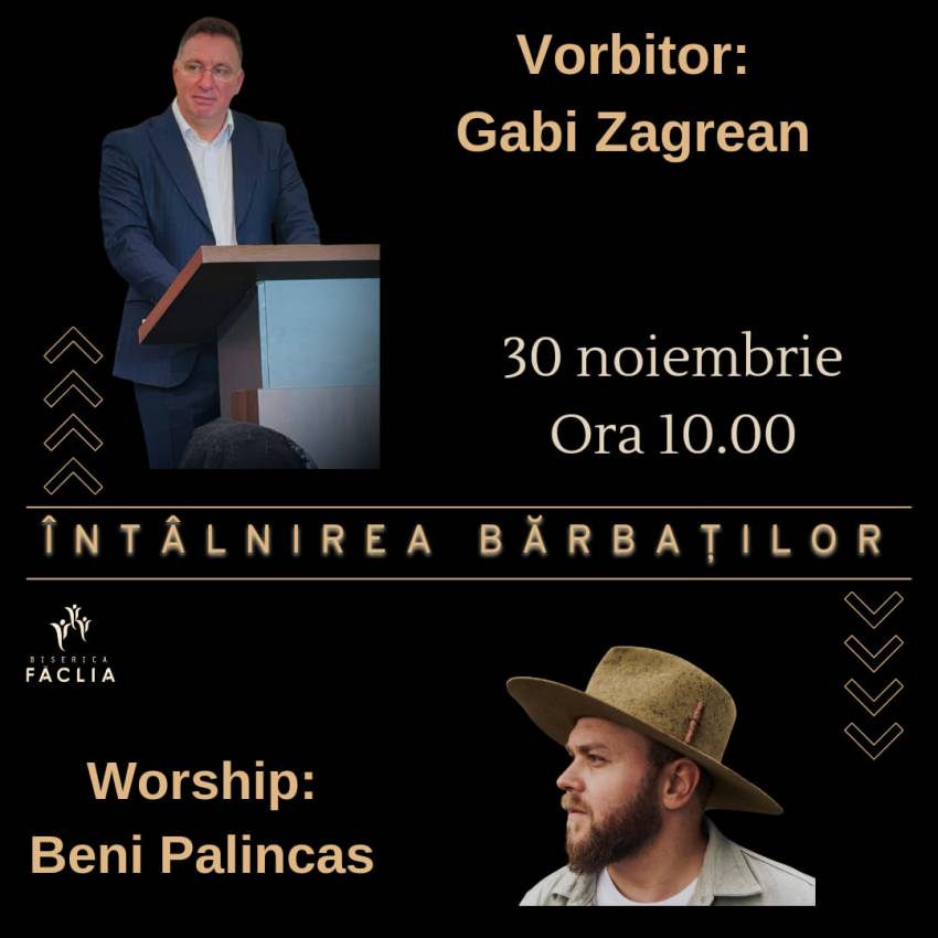 Gabi Zăgrean la Biserica Fãclia Cluj-Napoca