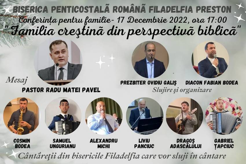 Conferință pentru familii la Biserica Filadelfia Preston