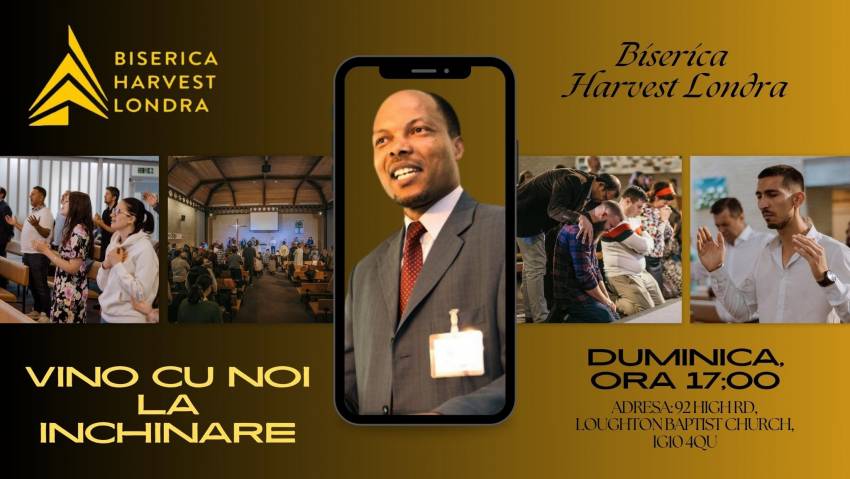 Ewan Denny la Biserica Harvest Londra