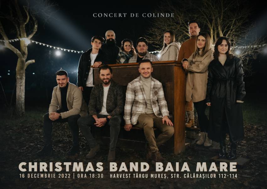 Concert de colinde la Biserica Harvest Târgu Mureș