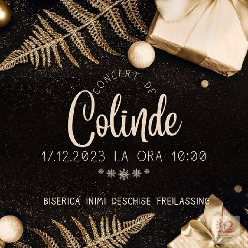 Concert de colinde la Biserica Inimi Deschise Freilassing