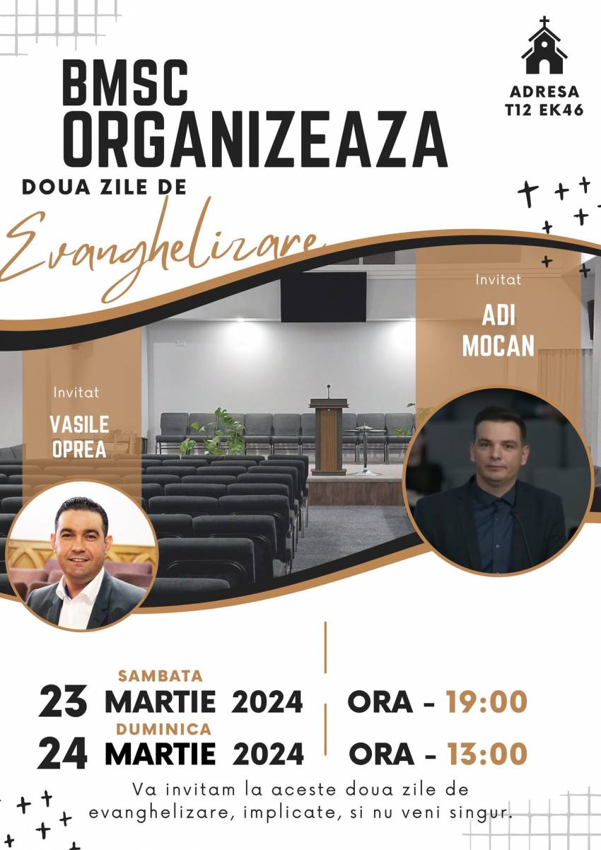 Evanghelizare cu Adi Mocan la Biserica Muntele Sion Cork