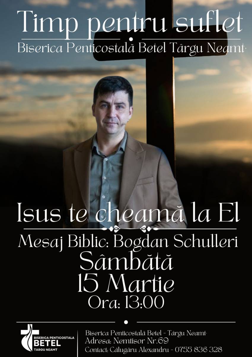 Bogdan Schulleri la Biserica Betel Târgu Neamț