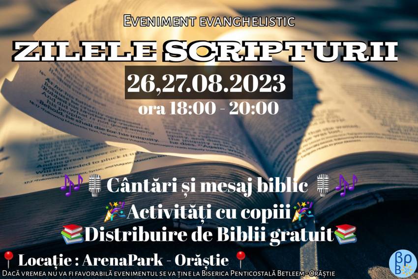 Zilele Scripturii la Orăștie