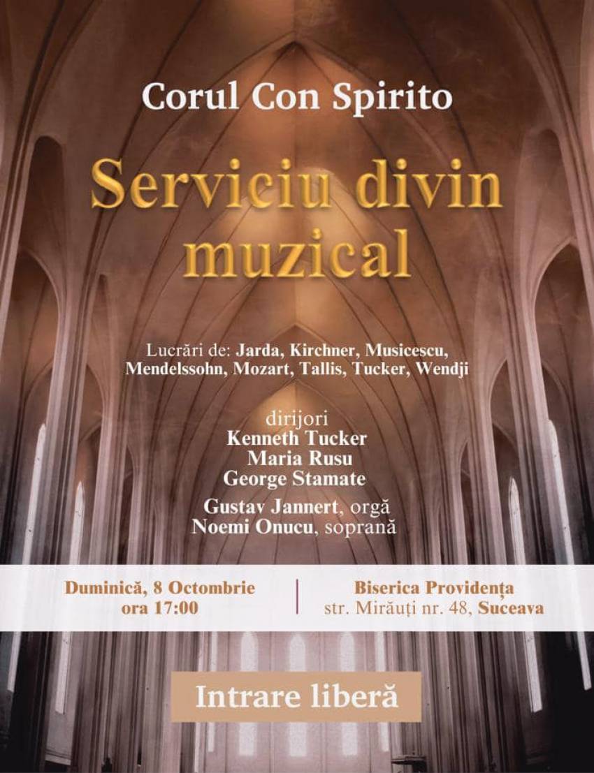 Corul Con Spirito la Biserica Providența Suceava