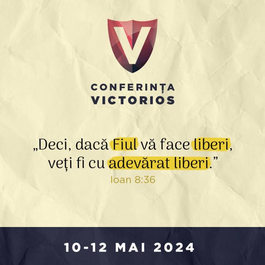 Conferința VICTORIOS la Biserica Punctul Zero Brașov