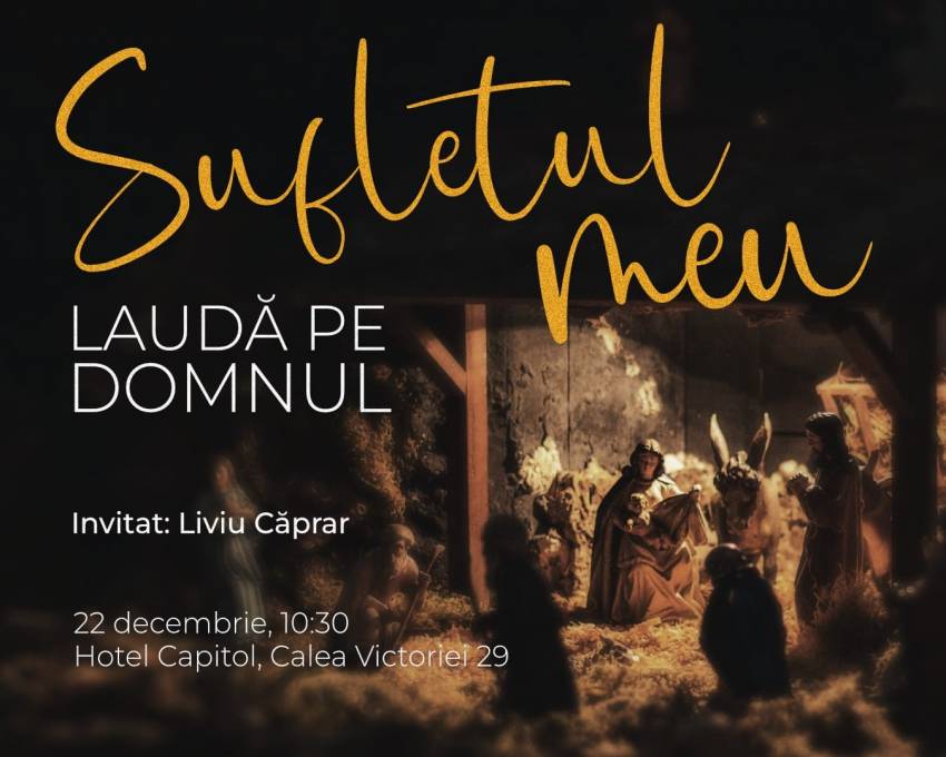Liviu Căprar la Biserica RUAH București