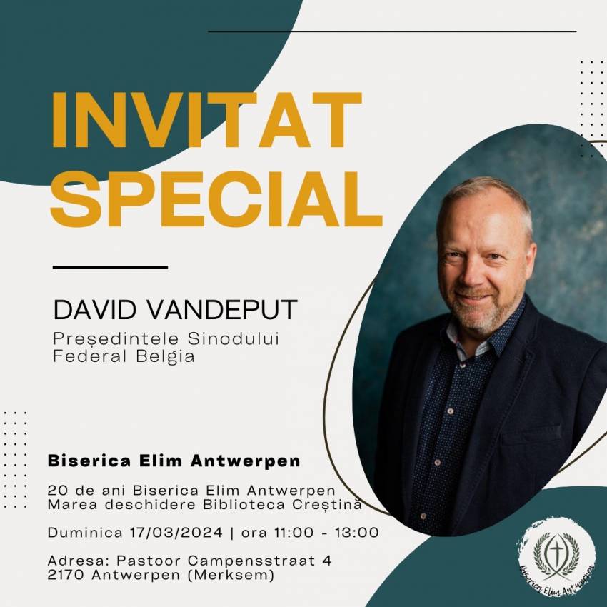 Aniversare 20 de ani la Biserica Română Elim Antwerpen