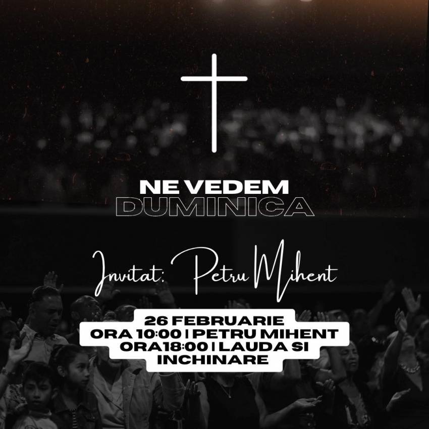 Petru Mihenț la Biserica Sfânta Treime Cluj-Napoca