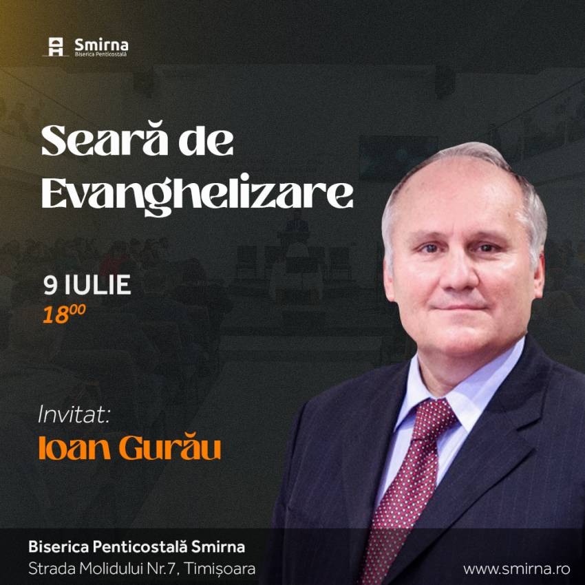 Nelu Gurău la Biserica Smirna Timişoara