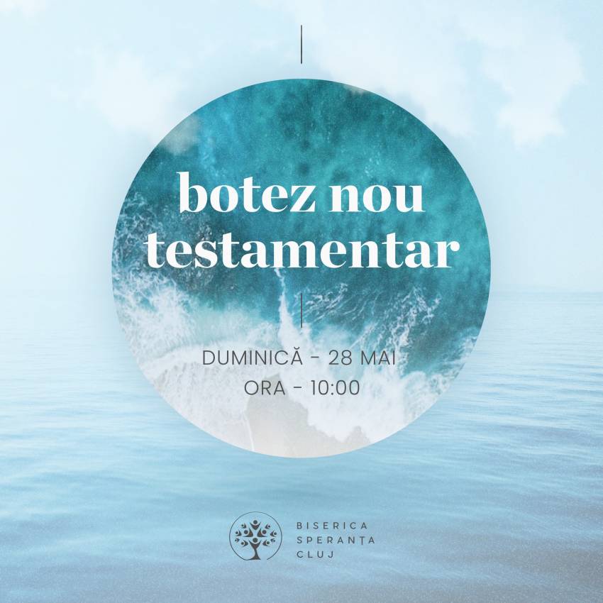 Botez la Biserica Speranţa Cluj-Napoca
