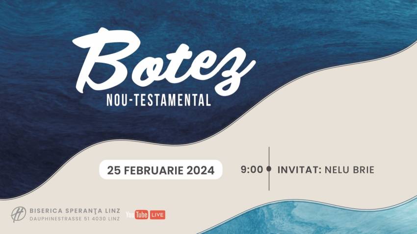 Botez la Biserica Speranţa Linz