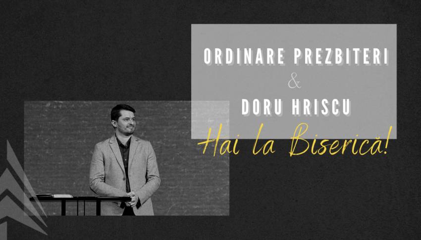 Doru Hriscu la Biserica Vertical Câmpulung Moldovenesc