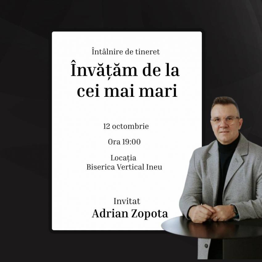 Întâlnire de tineret la Biserica Vertical Ineu