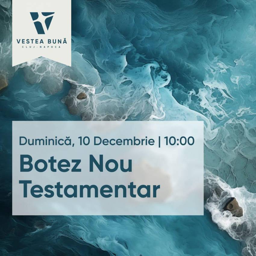 Botez la Biserica Vestea Bună Cluj-Napoca