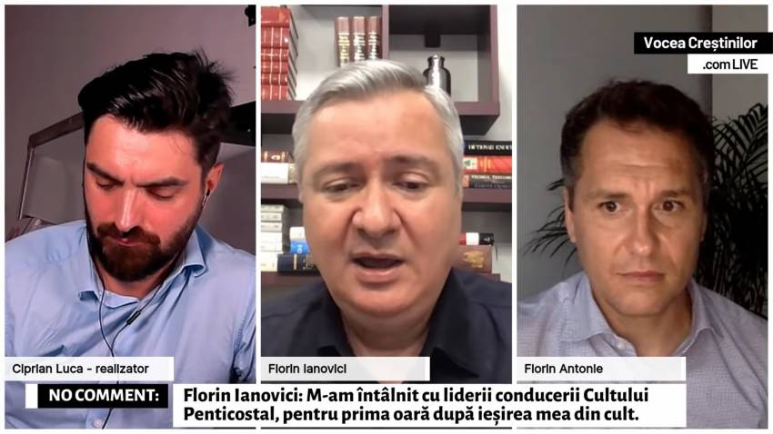 ȘTIRI ◉ Florin Ianovici: Întâlnire fulger cu liderii din conducerea cultului penticostal