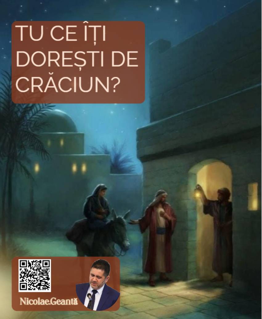 Nicolae Geantă ◉ Ce îți dorești de Crăciun?