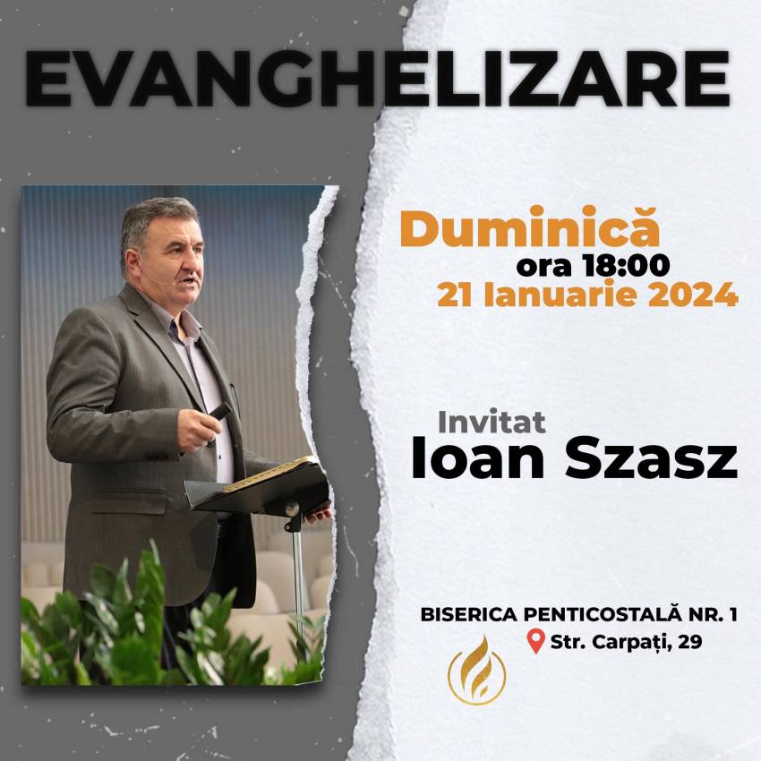 Ioan Szasz la Biserica Carpați Cluj-Napoca