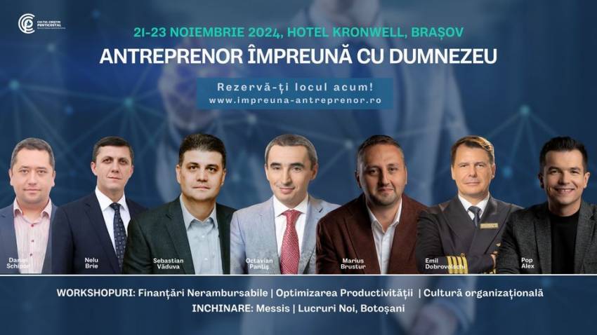 Conferința Antreprenor împreună cu Dumnezeu la Brașov