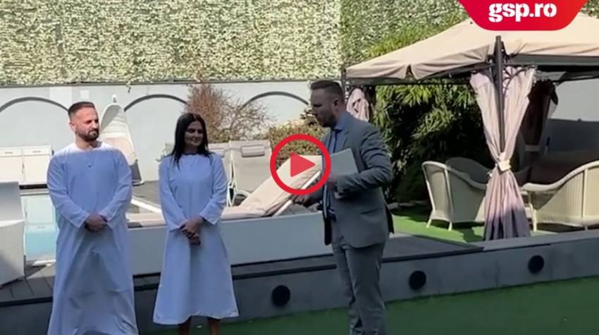 GSP.ro: Marian Aliuță s-a pocăit! Imagini de la botezul acestuia și al soției sale (VIDEO)