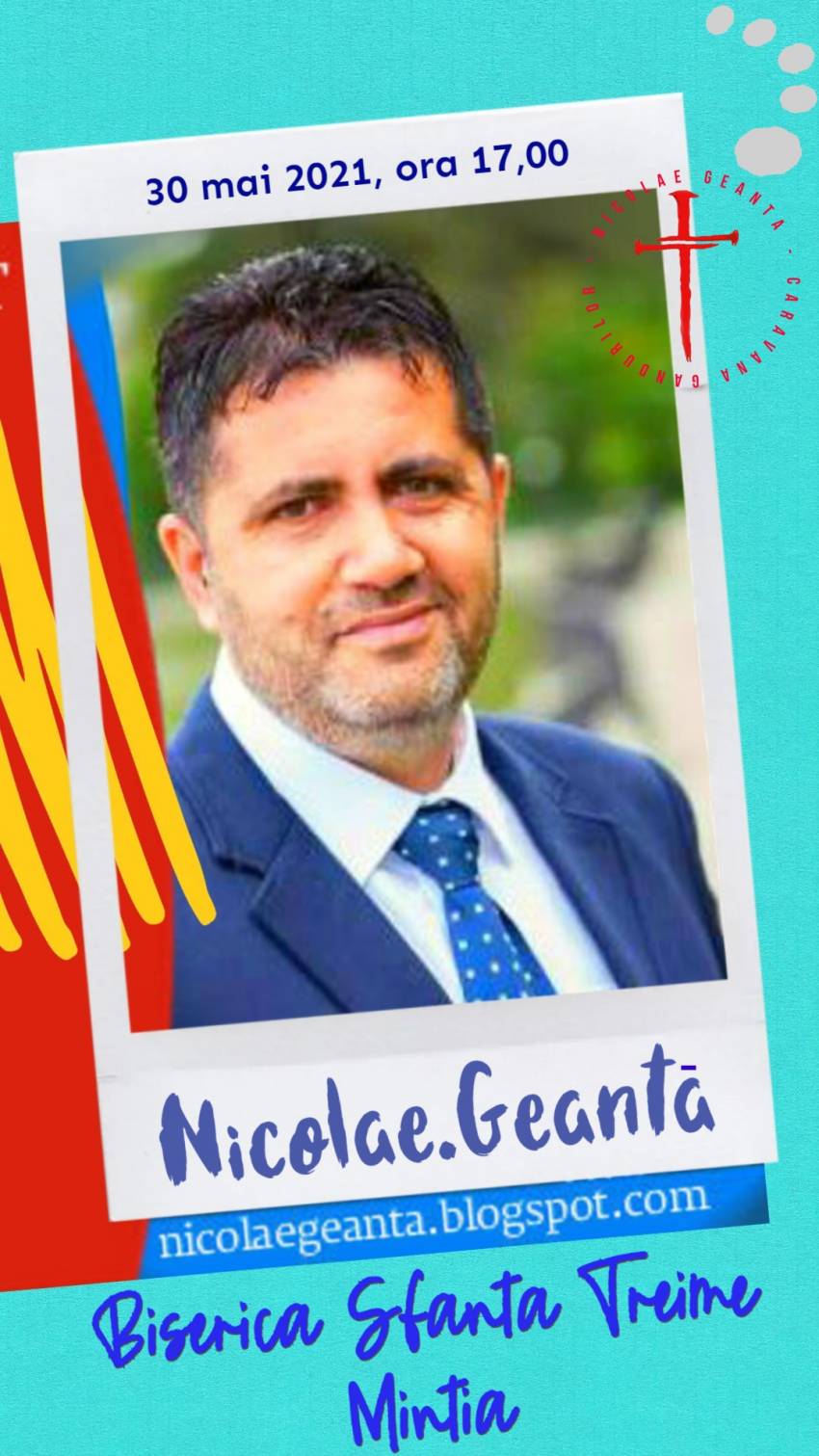 Nicolae Geantă la Biserica Sfânta Treime Mintia