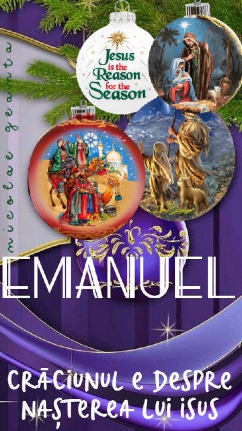 Nicolae Geantă ◉ Povestea lui Dumnezeu | „Emanuel”