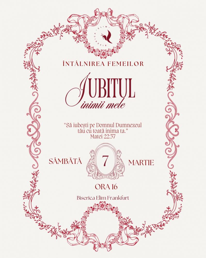Întâlnire pentru femei la Biserica Elim Frankfurt