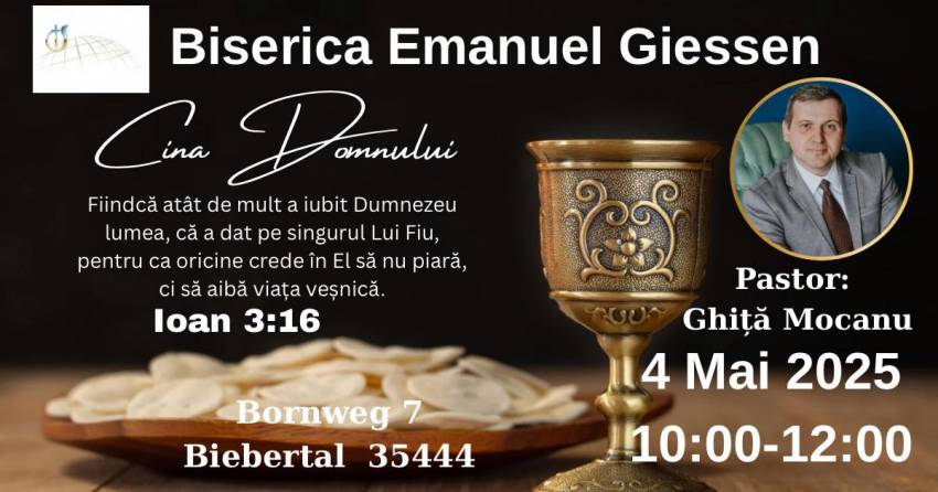 Ghiță Mocan la Biserica Emanuel Giessen