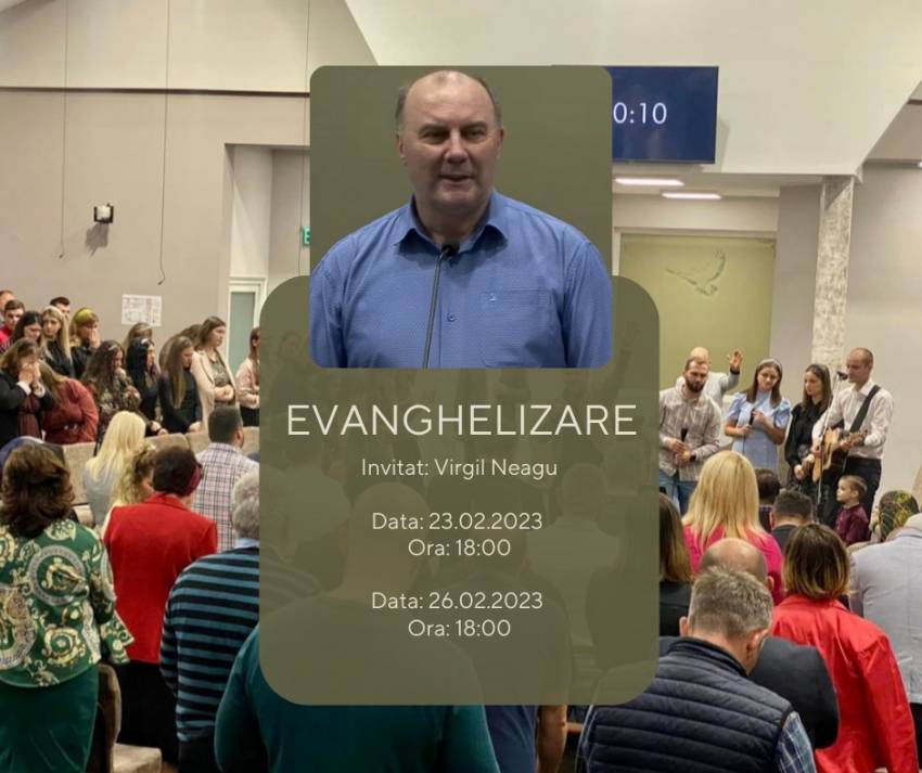 Virgil Neagu la Biserica Filadelfia Moșnița Nouă