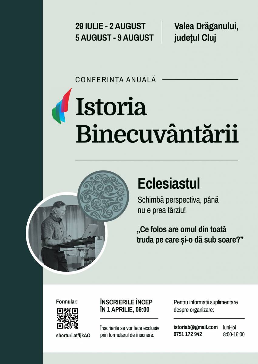 Conferința anuală Istoria Binecuvântării