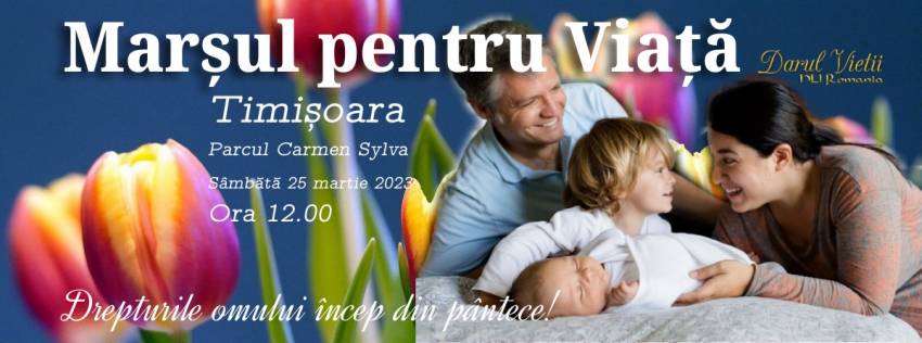 COMUNICAT DE PRESĂ: MARȘUL PENTRU VIAȚĂ TIMIȘOARA 2023