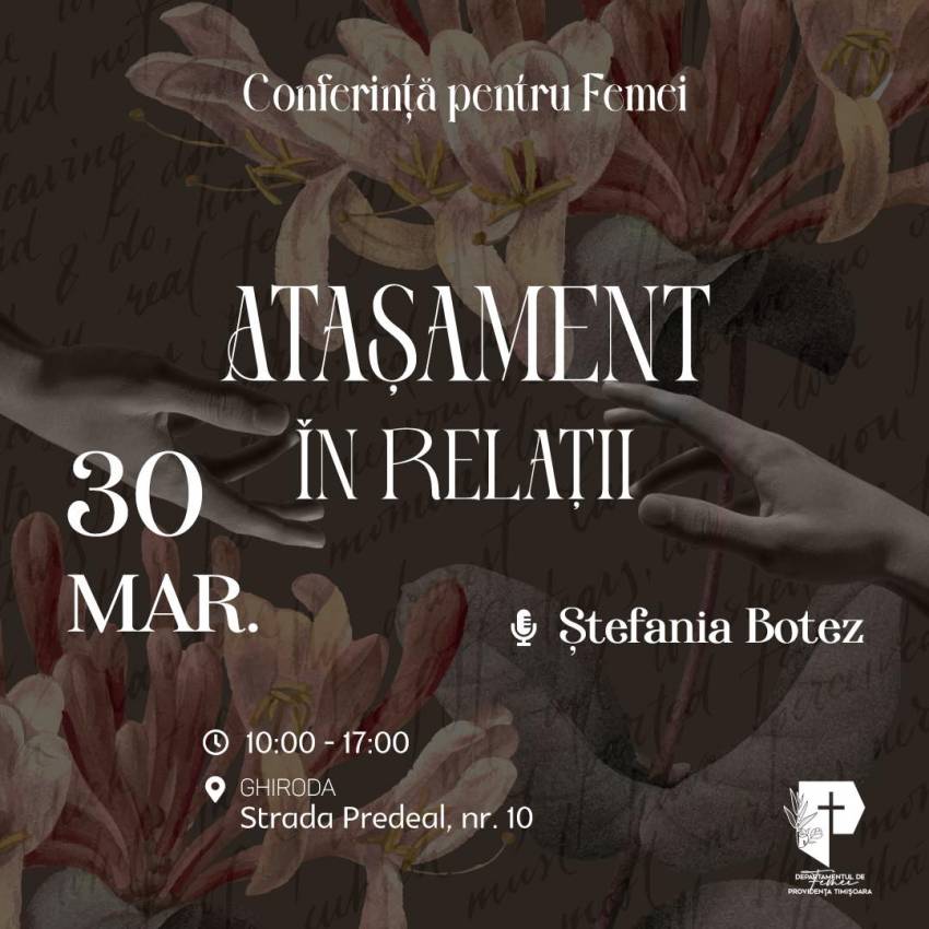 Conferință pentru femei cu Ștefania Botez la Biserica Providența Timișoara