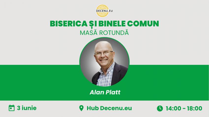 Masă Rotundă cu  Alan Platt la Decenu.eu Hub Oradea
