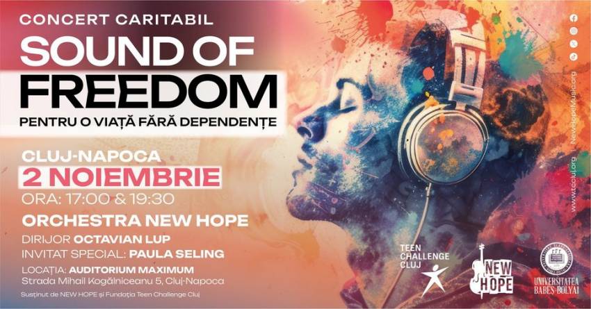 Concert Caritabil SOUND OF FREEDOM la Cluj-Napoca