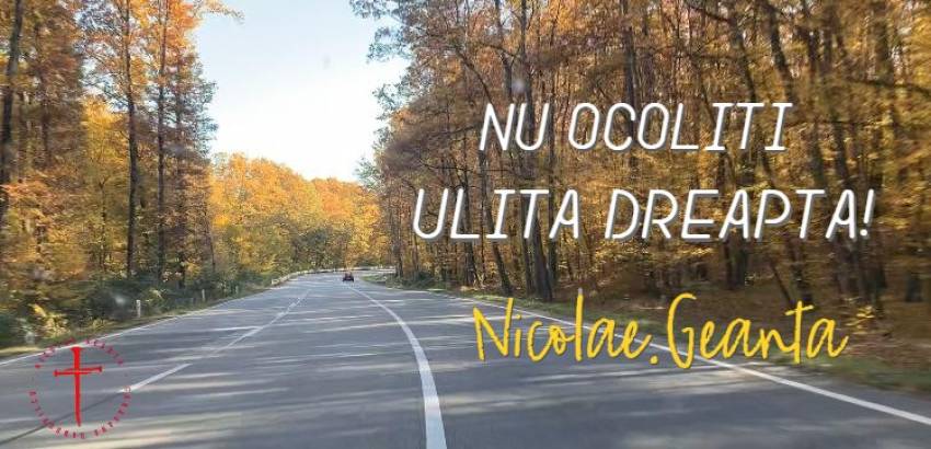 Nicolae Geantă ◉ Nu ocoliți “Ulița Dreaptă