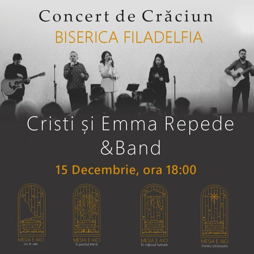 Concert de Crăciun la Biserica Filadelfia Targu-Mureș