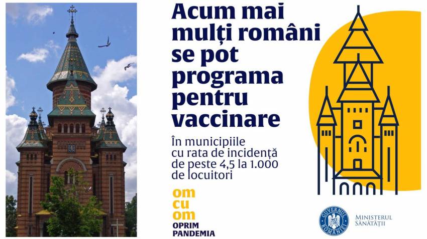 Arhiepiscopia Timișoarei cere Ministerului Sănătății să adauge crucile în reprezentarea grafică a catedralei