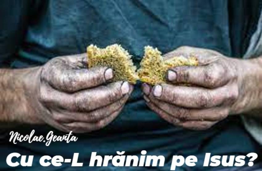 Nicolae Geantă ◉ Cu ce-L hrănim pe Isus?