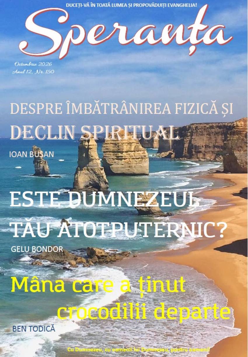 Revista Creștină Speranța din Australia ◉ Octombrie 2026
