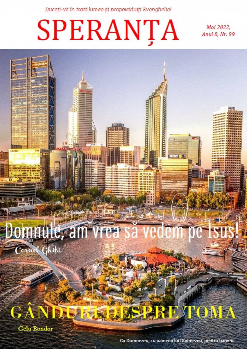 Revista Creștină Speranța din Australia ◉ Mai 2022