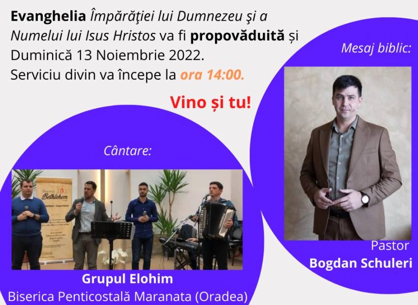 Bogdan Schulleri la Biserica Salem Zürich