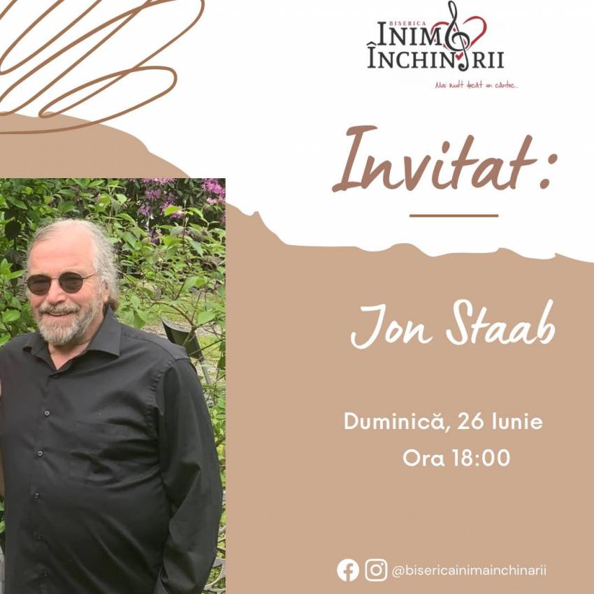 Jon Staab la Biserica Inima Închinării Deva