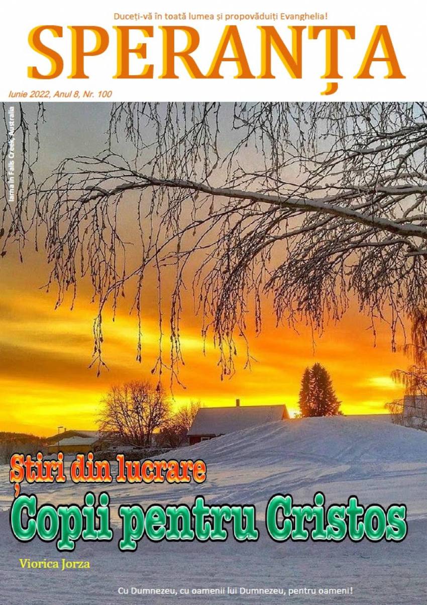 Revista Creștină Speranța din Australia ◉ Iunie 2022