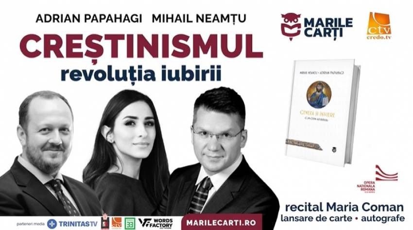 VIDEO: Lansare de carte „Geneza și înviere - Cum citim azi Biblia?” cu Mihail Neamțu și Adrian Papahagi