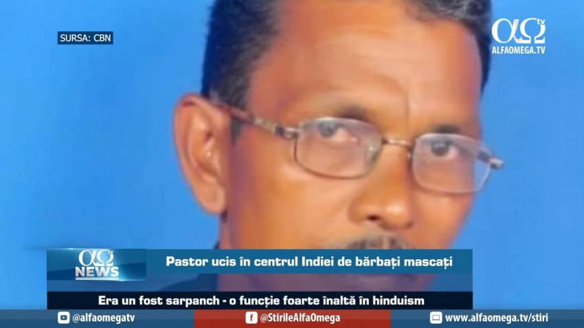 Pastor ucis în centrul Indiei de bărbați mascați | AO NEWS, 22 martie 2022