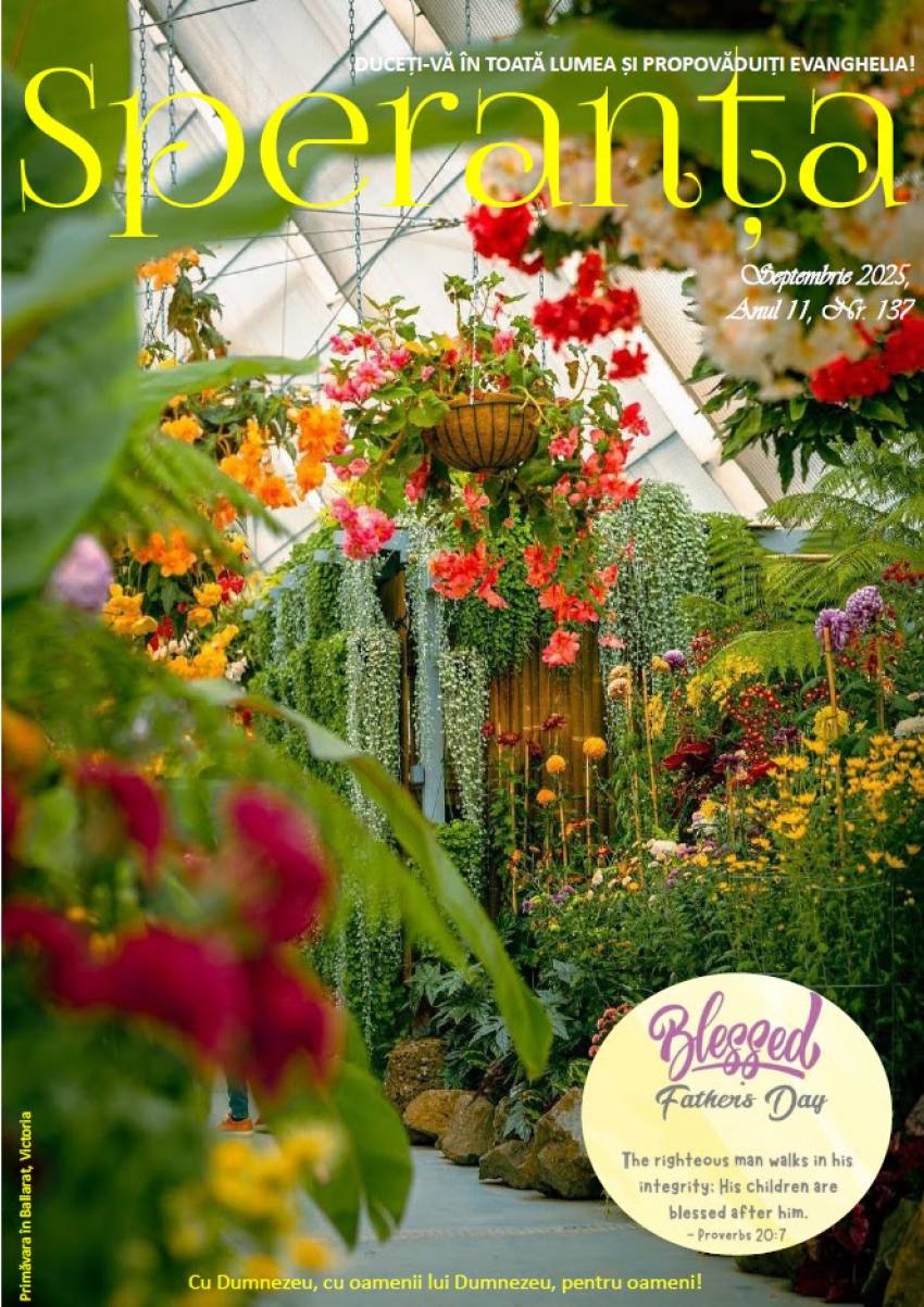 Revista Creștină Speranța din Australia ◉ Septembrie 2025