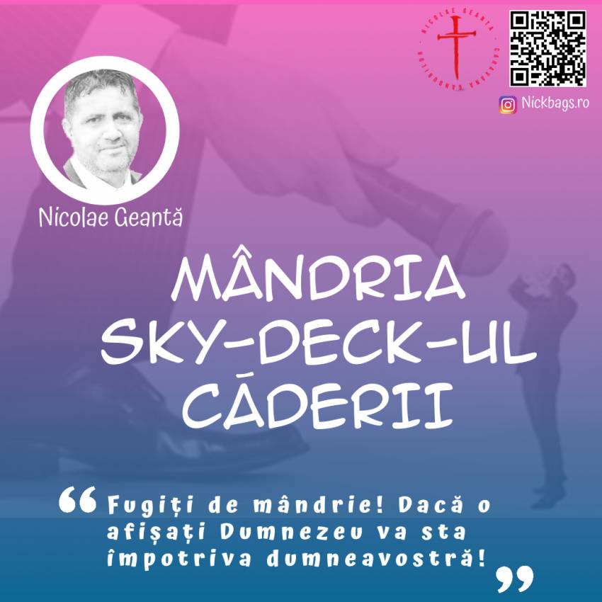 Nicolae Geantă ◉ Mândria, sky-deck-ul căderii