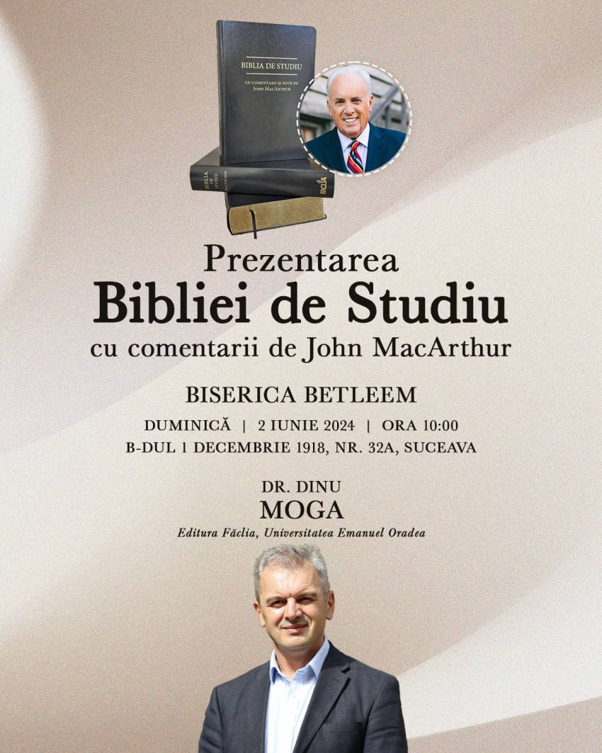Dinu Moga la Biserica Betleem Suceava