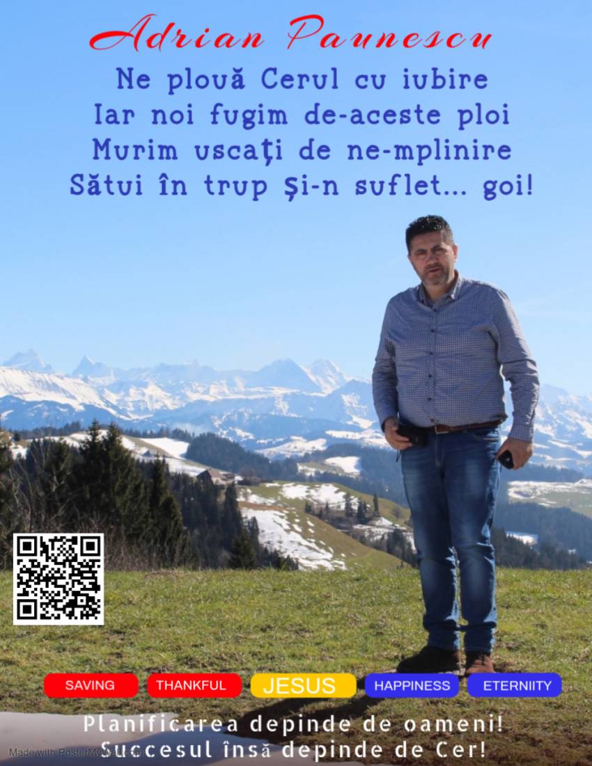 Nicolae Geantă ◉ Planificarea depinde de oameni, dar succesul depinde de Dumnezeu!