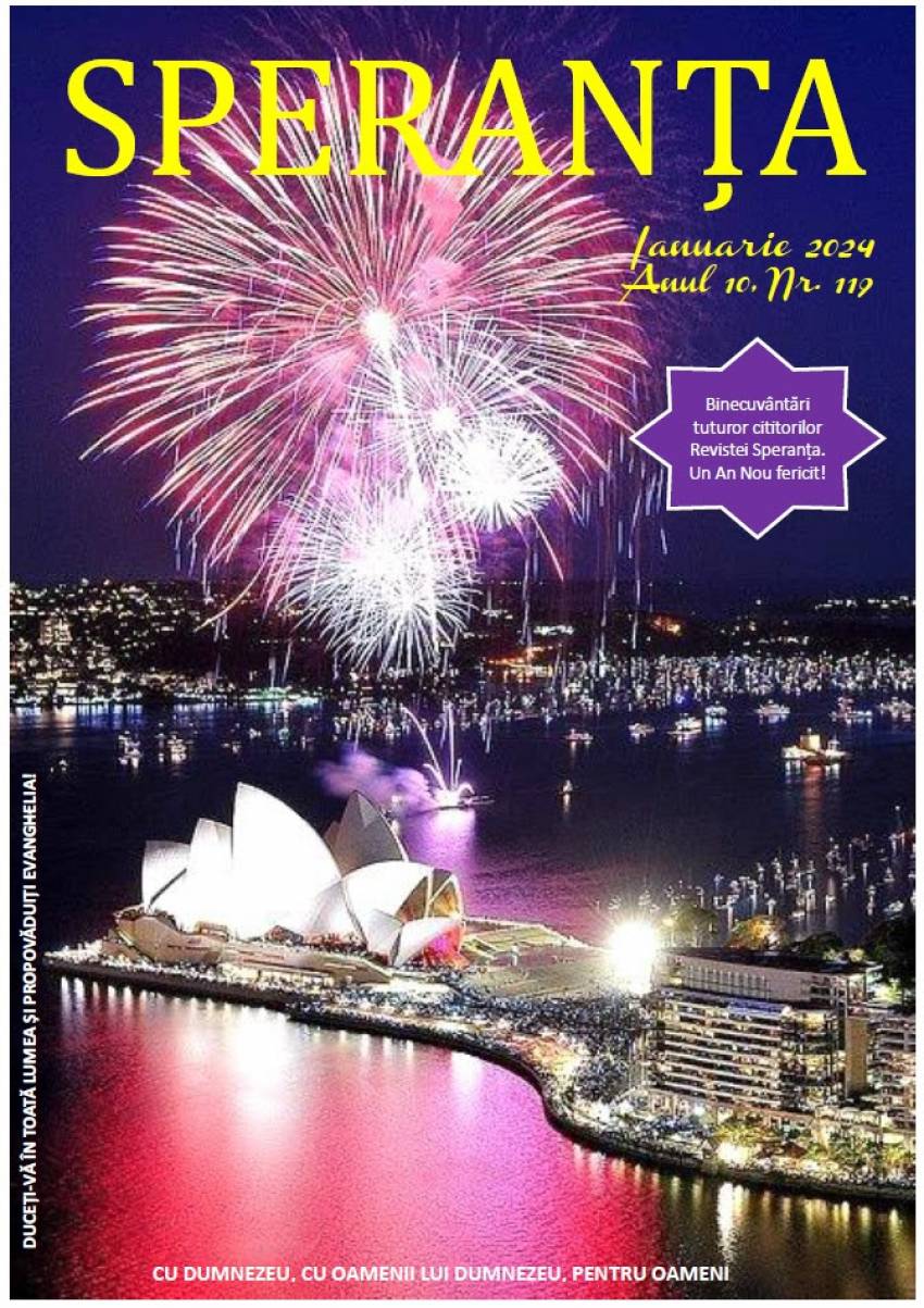 Revista Creștină Speranța din Australia ◉ Ianuarie 2024